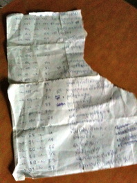 The list of songs. Those checked were to be included in the CD.